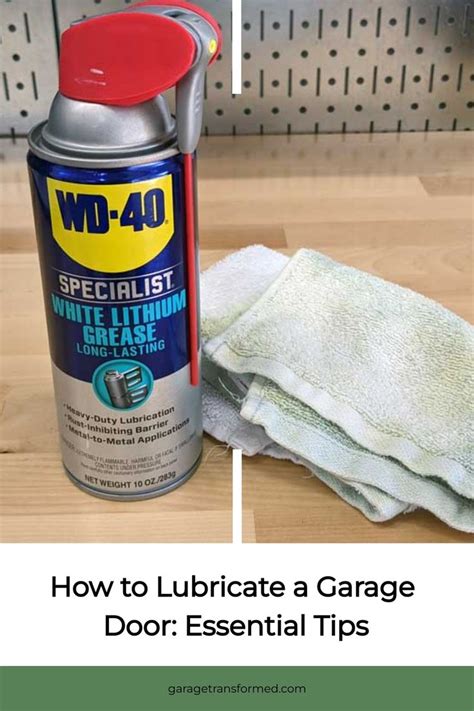 How To Lubricate A Garage Door Essential Tips In 2024 Garage Doors