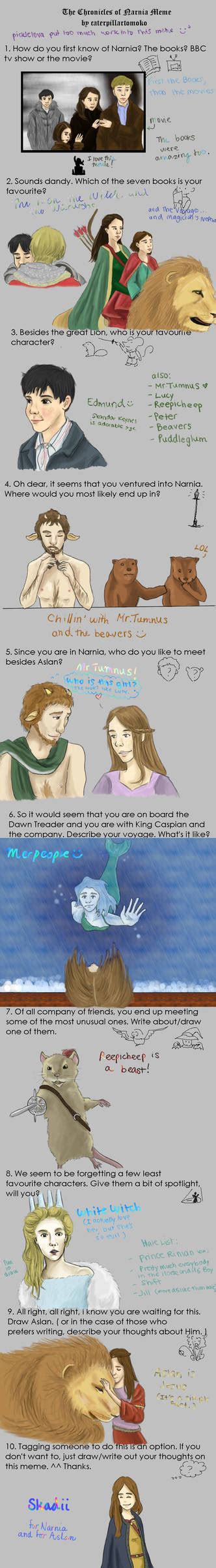 Narnia Meme by picklelova on DeviantArt