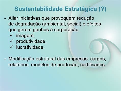 Gesto Ambiental E Desenvolvimento Sustentvel Aula Jos