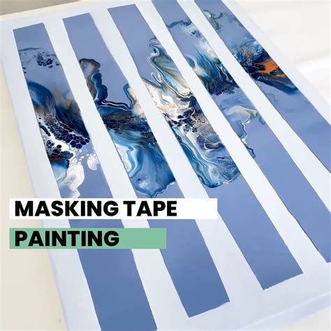 Experimenting Painting With Masking Tape 🎨 *THROWBACK* | Experimenting ...