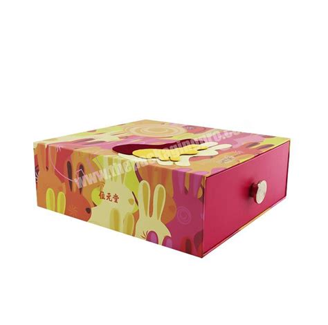 Luxury Custom UV Coating Logo Hot Stamping Paper Drawer Gfit Box Packaging