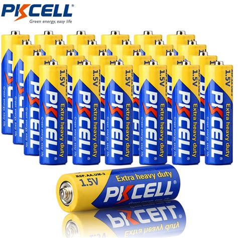 Buy Pkcell 24pcs 15v R6p Aa Batteries Super Heavy Duty Battery 2a Single Use