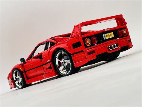 Lego Moc 1 8 Ferrari F40 By Loxlego Rebrickable Build With Lego