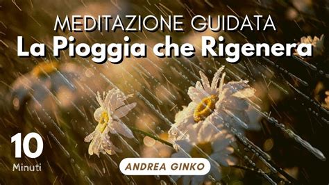 Meditazione Guidata Con I Suoni Della Pioggia Lascia Andare Ansia