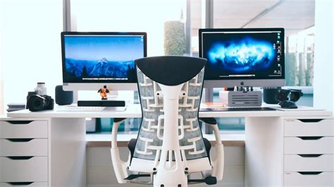 The Ultimate Dual Imac Desk Setup Youtube