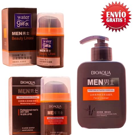 Kit Hidratante Y Activadora Para Hombre Bioaqua Luegopago