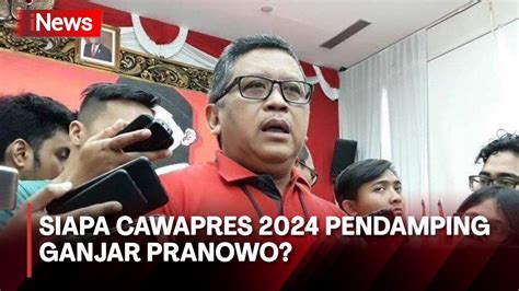 Hasto Kristiyanto PDIP Belum Bahas Soal Cawapres Pendamping Ganjar