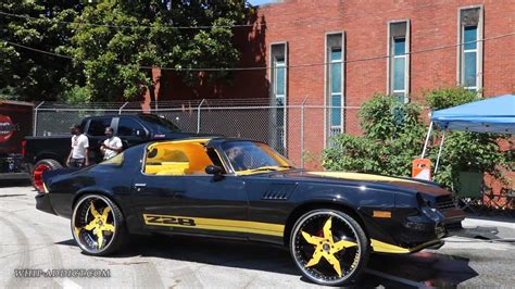 2nd Gen Z28 Chevy Camaro And Iroc Z Show Matching 24 Inch Donk Wheels