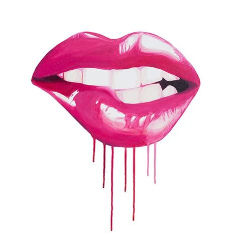 Lipstick Lips Painting Pop Art Lips Lip Wallpaper