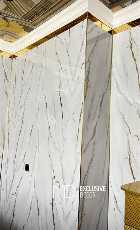 Листовая панель ПВХ "Гибкий мрамор" DESIGN MODERN, LJ80001T – купить за ...