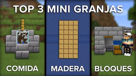 Top 3 Granjas De Principiante En Minecraft Para Empezar Youtube