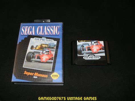 Super Monaco GP - Sega Genesis - With Box - Sega Classic Version