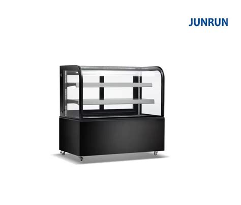 Junrun Curved Countertop Refrigerated Bakery Display Case Commercial