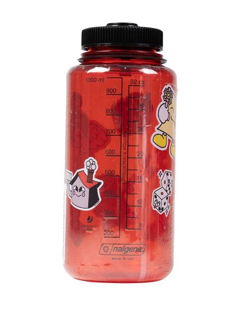 Supreme X Nalgene Characters Water Bottle Red Farfetch