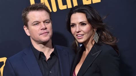 Matt Damon D Pressif Il Sen Sort Gr Ce Sa Femme Luciana Barroso