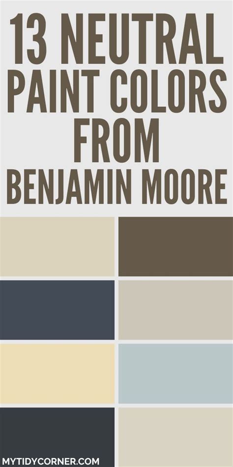 Best Neutral Paint Colors From Benjamin Moore In