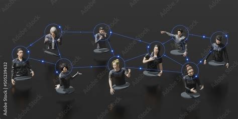 metaverse party avatars   meetings  vr glasses   world
