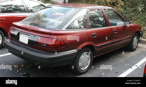 Geo Prizm Hatchback 2 Stock Photo Alamy