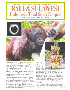 Fillable Online Bali Sulawesi Indonesia Total Solar Eclipse Solar