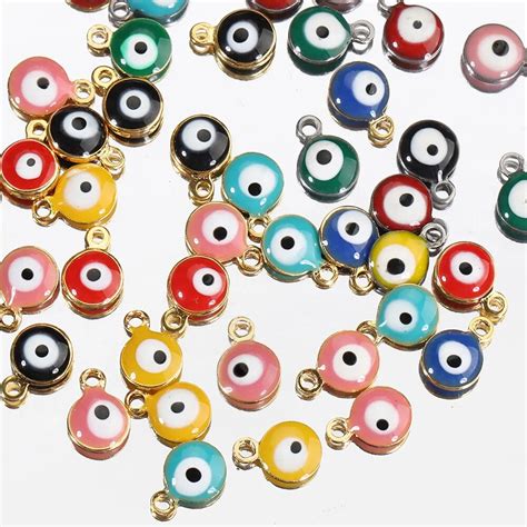 Pendentifs en acier inoxydable 20 pièces couleur or yeux d étoile