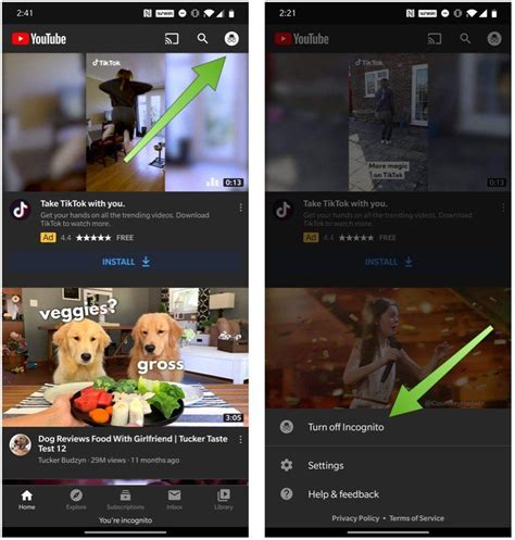 How To Use Youtubes Incognito Mode Android Central