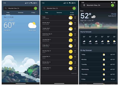 Google Wetter Android Widget Erh Lt Das Material You Redesign