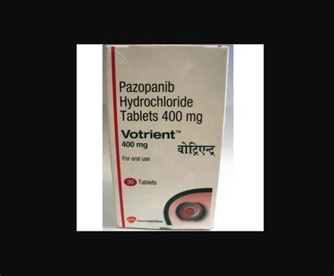 Votrient Pazopanib Mg Tablets S Gsk Tab In Bottle At Rs