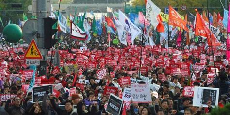 Cor E Du Sud Grande Manifestation Pour Exiger Le D Part De La Pr Sidente