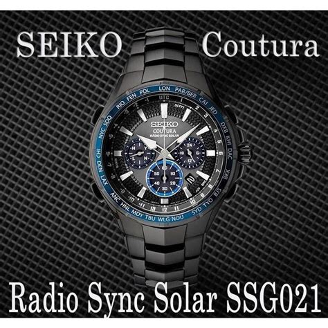 新しいスタイル 最高級 Seiko 上級コーチュラ電波ソーラー セイコー Ssg021 時計