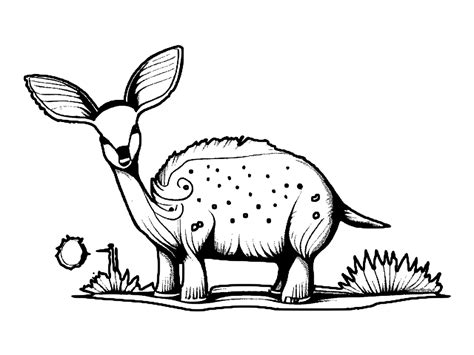 Springtime Animals Coloring Page · Creative Fabrica
