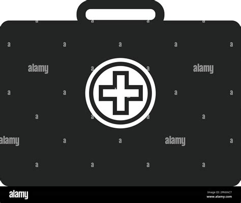 First Aid Kit Icon Flat Style Vector EPS Stock Vector Image Art Alamy