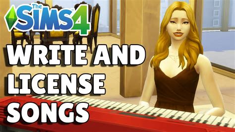 How To Write And License Songs And Lyrics The Sims 4 Guide YouTube