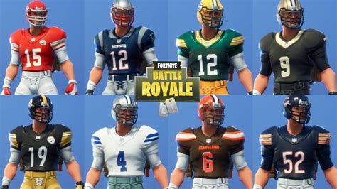 Fortnite Nfl Skins All 32 Nfl Skins Previewed Referee And Fortnite