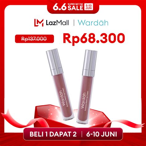 6 6 Beli 1 Gratis 1 Wardah Exclusive Matte Lip Cream MY Warna