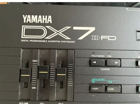 Used Yamaha Dx Ii Fd Fm Digital Programmable Synthesizer From Kyoto