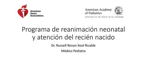 Programa De Reanimaci N Neonatal Y Atenci N Del Reci N Nacido Russell