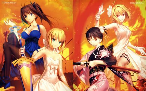 600x1024 Resolution Four Female Anime Character Illustration Type