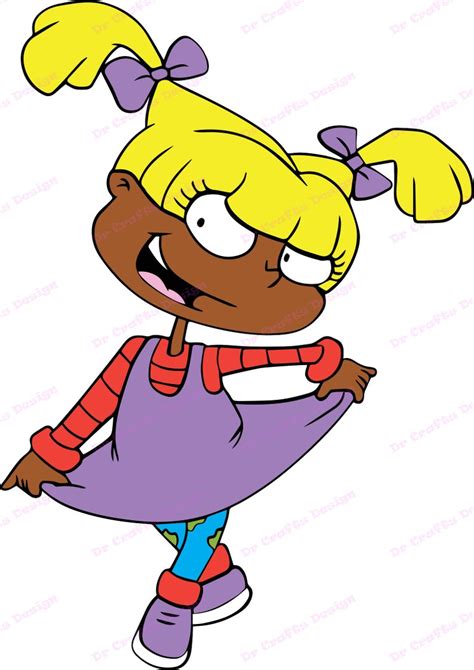 Angelica Pickles African American Rugrats Svg Svg Dxf Etsy