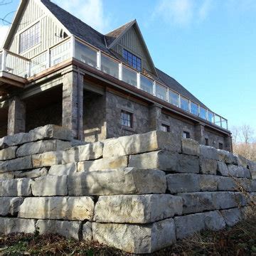 Armour Stone Retaining Walls Photos Ideas Houzz