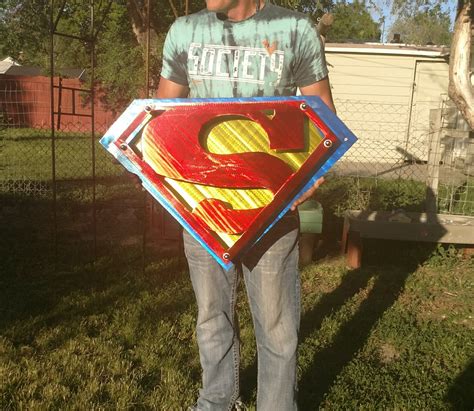 Metal wall art Superman wall decor handmade Metal signs | Etsy