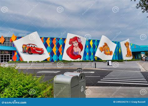 View Of Main Building At Disney`s Art Of Animation Resort Editorial