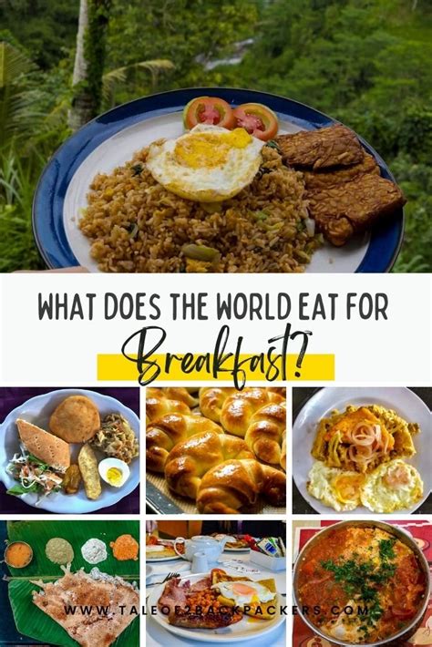 Breakfast around the World | Tale of 2 Backpackers