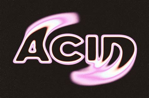 Acid Text Effect