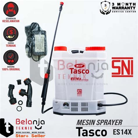 Jual Tasco Sprayer Elektrik ES14X Alat Semprot Hama Disinfektan 14L ES