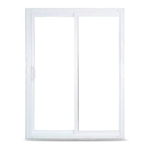 American Craftsman 72 In X 80 In 70 Series White Sliding Vinyl Patio Door Low E Sc Argon