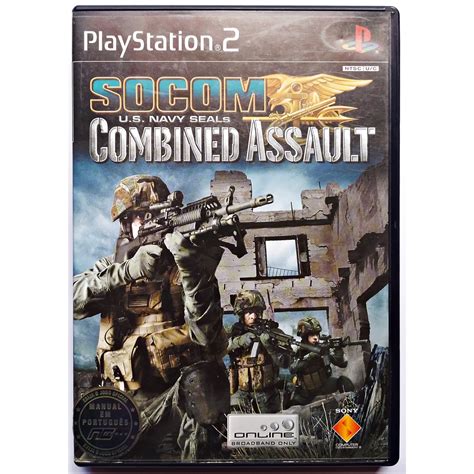 Jogo Socom Combined Assault Para Playstation 2 Ps2 Original Shopee Brasil