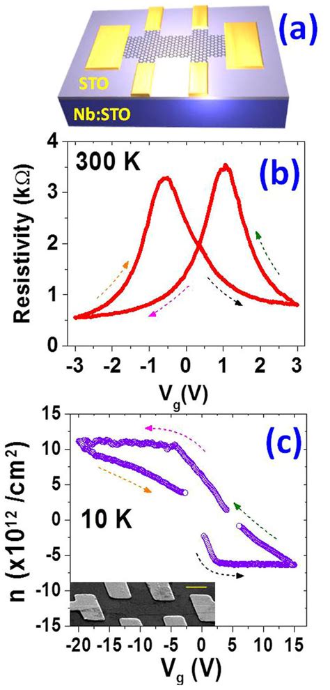 A Schematic Of The Graphene Fet On Srtio3 Nb Srtio3 In Hall Bar Download Scientific Diagram