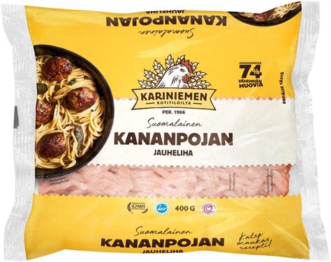 Kariniemen Kananpojan Jauheliha 400 G S Kaupat Ruoan Verkkokauppa