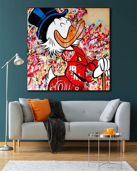 Dagobert Scrooge McDuck Wall Art BIG Wall Décor Comics wall art