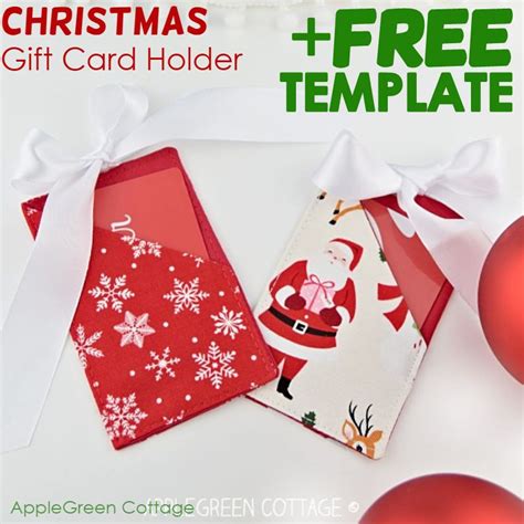 Christmas Gift Card Templates Free